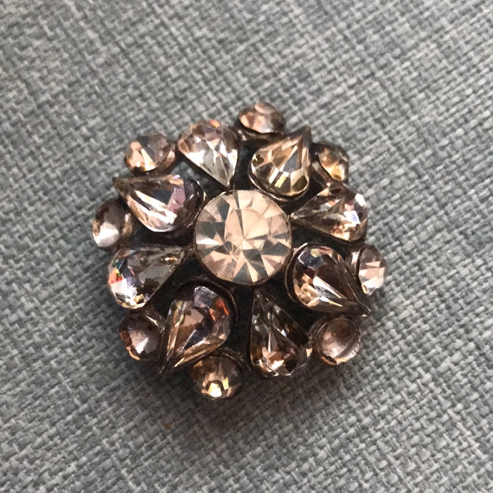 Vintage Rhinestone Pin Brooch